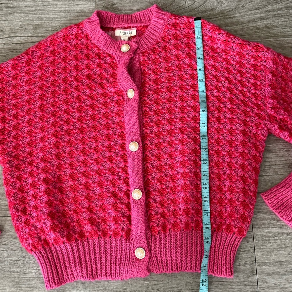 Andrew By Unit Button Up Cardigan Nwt - image 5
